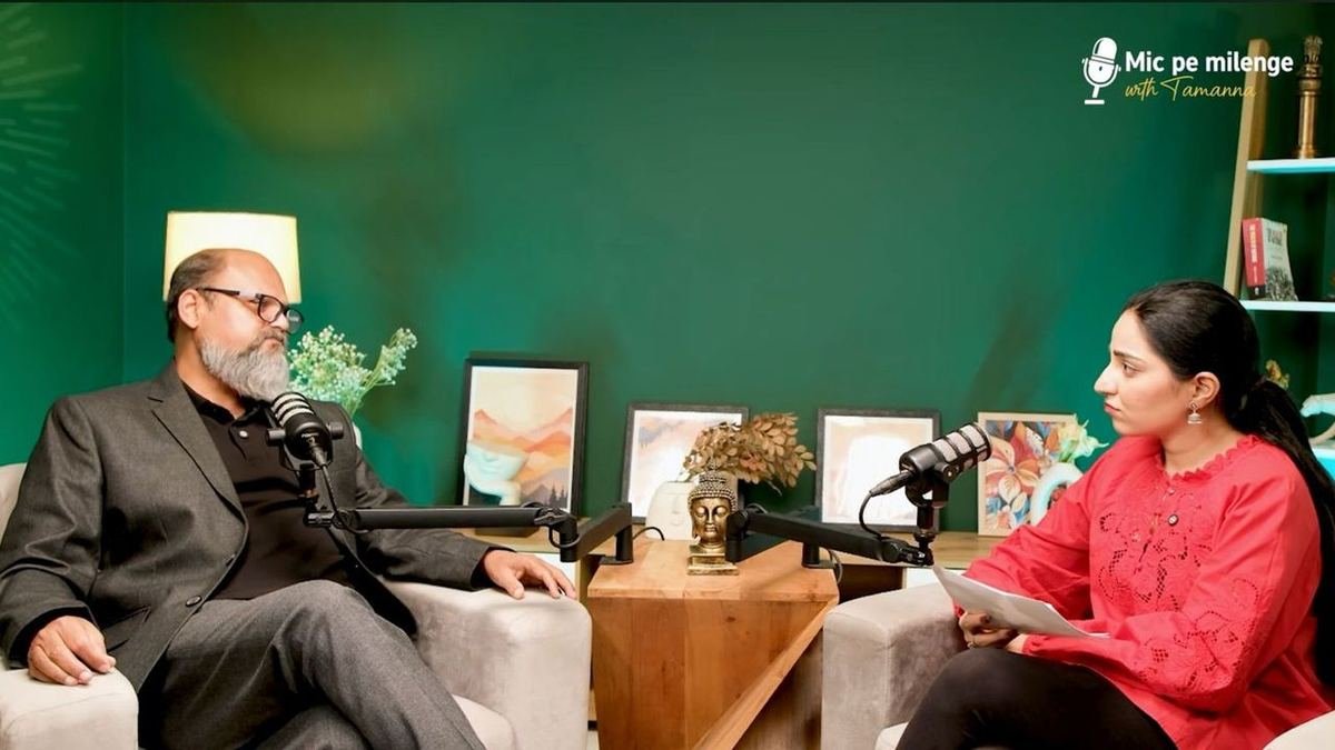 Inside Indian Podcast Studio Noida